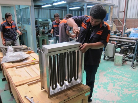 รับผลิตฮีทเตอร์ครีบลมร้อน